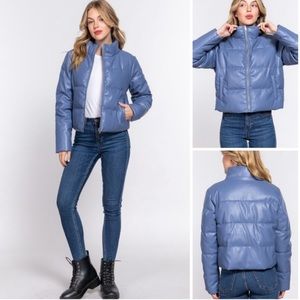 🩵Blue Puffer Jacket 🧥